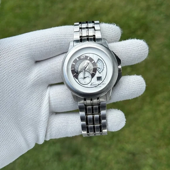 KENNETH COLE
Sporty Link Watch Black and Silver automatic skeleton men’s watch - Picture 7 of 11